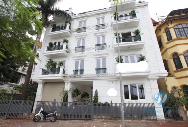 Nice and lake view serviced apartment  for rent in Quang An Street, Tay Ho District, Ha Noi 